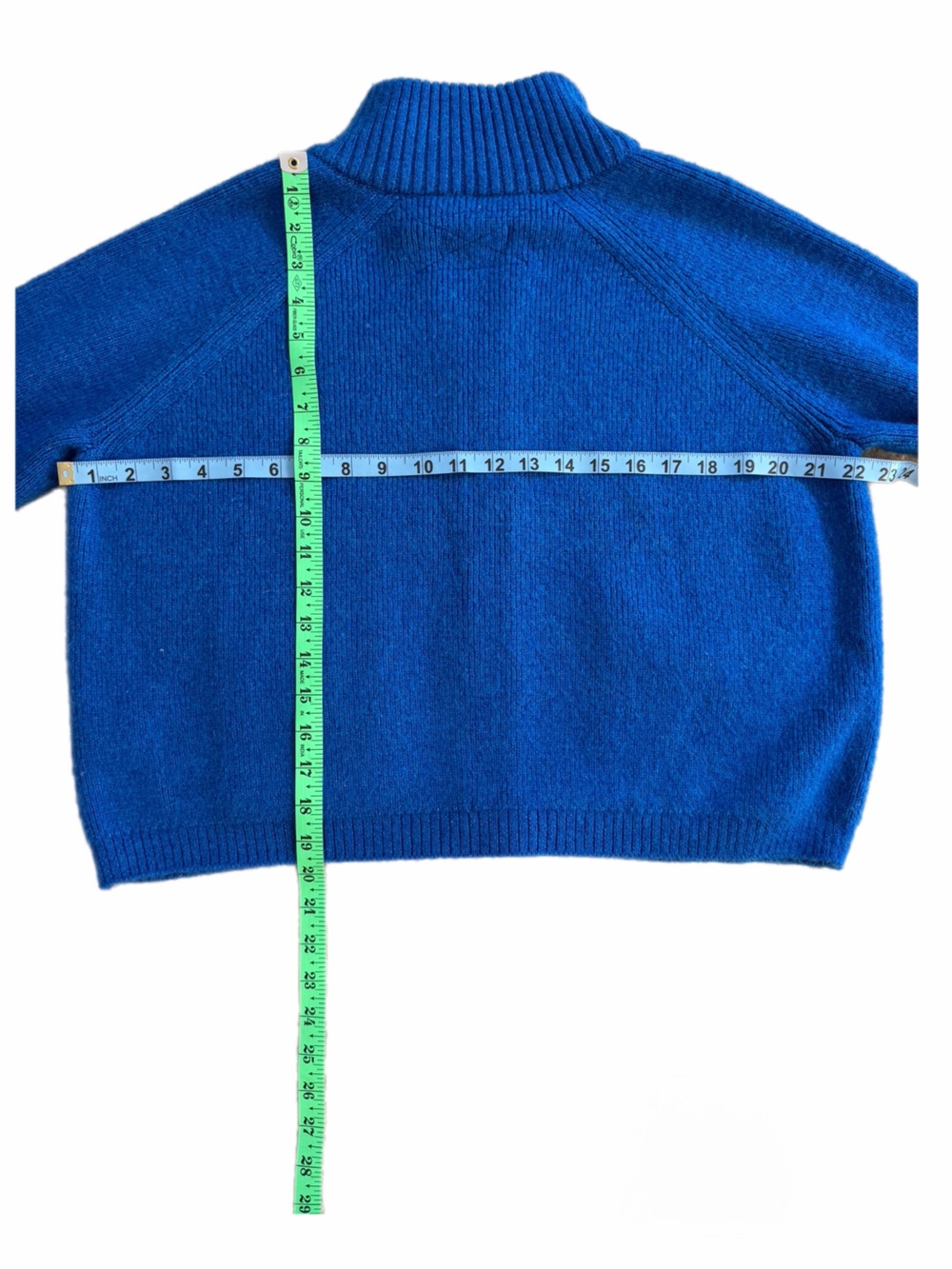 free people We The Free On It Zip-Up Cardigan sapphire blue size small - Picture 7 of 13